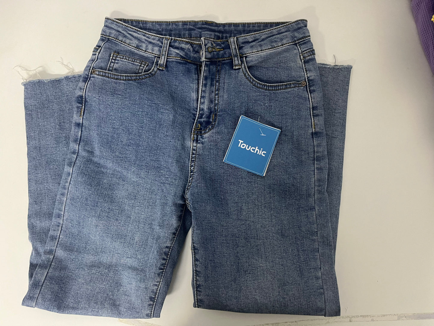 Touchic Vintage Washed Jeans Comfortable & Slim-Fitting Versatile Classic A Fashion Staple for Daily Styling