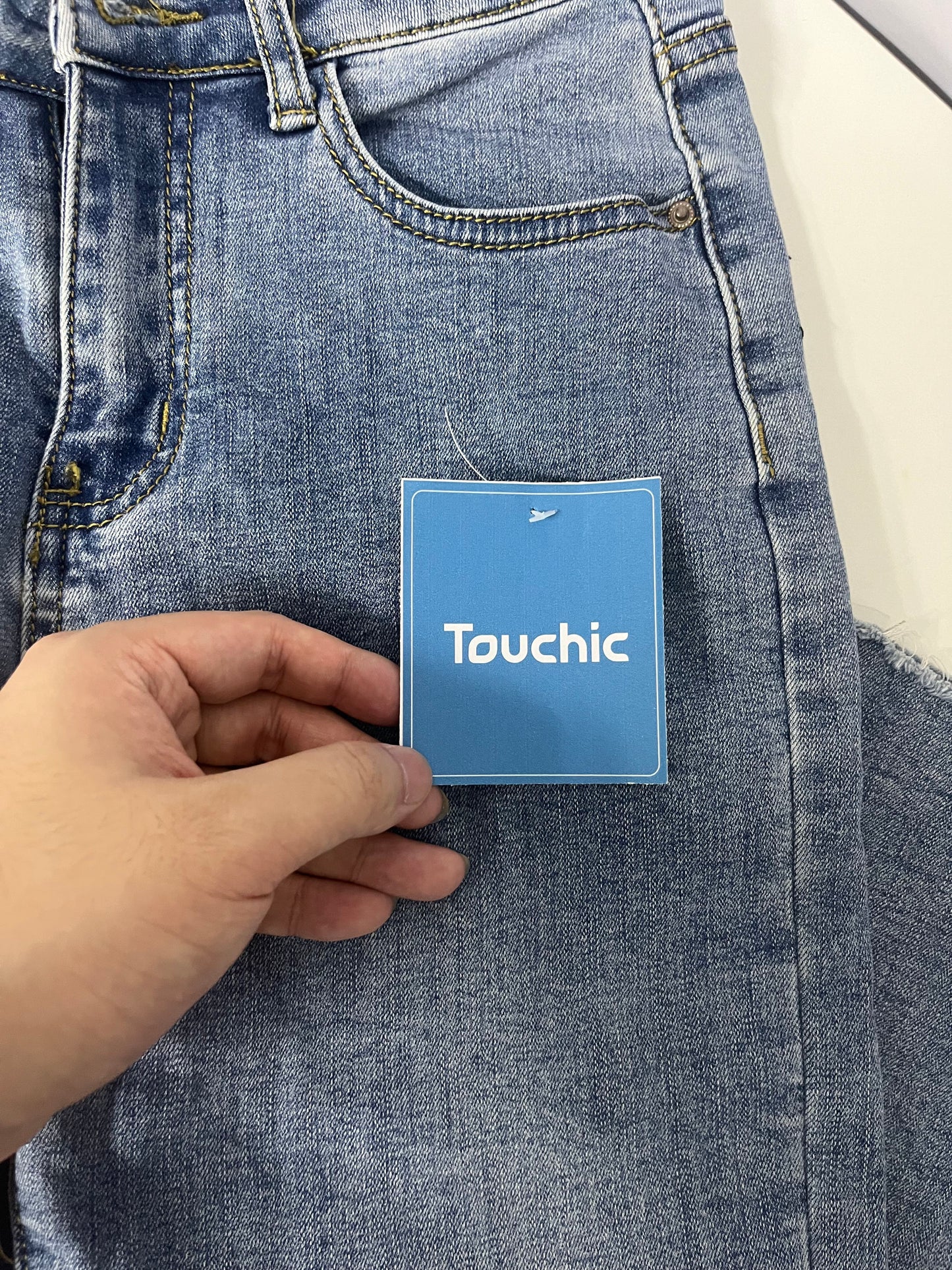 Touchic Vintage Washed Jeans Comfortable & Slim-Fitting Versatile Classic A Fashion Staple for Daily Styling