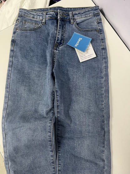 Touchic Vintage Washed Jeans Comfortable & Slim-Fitting Versatile Classic A Fashion Staple for Daily Styling
