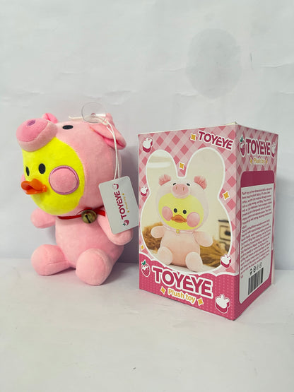 TOYEYE Stuffed toys Duck Stuffed Animal Toy Soft Plush Toy for Kids Girls DIY Hugglable Plush Stuffed Toy with Cute Hat and Costume Best Gifts for Christmas Duckling with . (12inch/30cm)