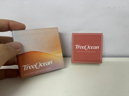 TreeOcean 3-Color Neutral Eyeshadow Palette (Shimmer/Matte)