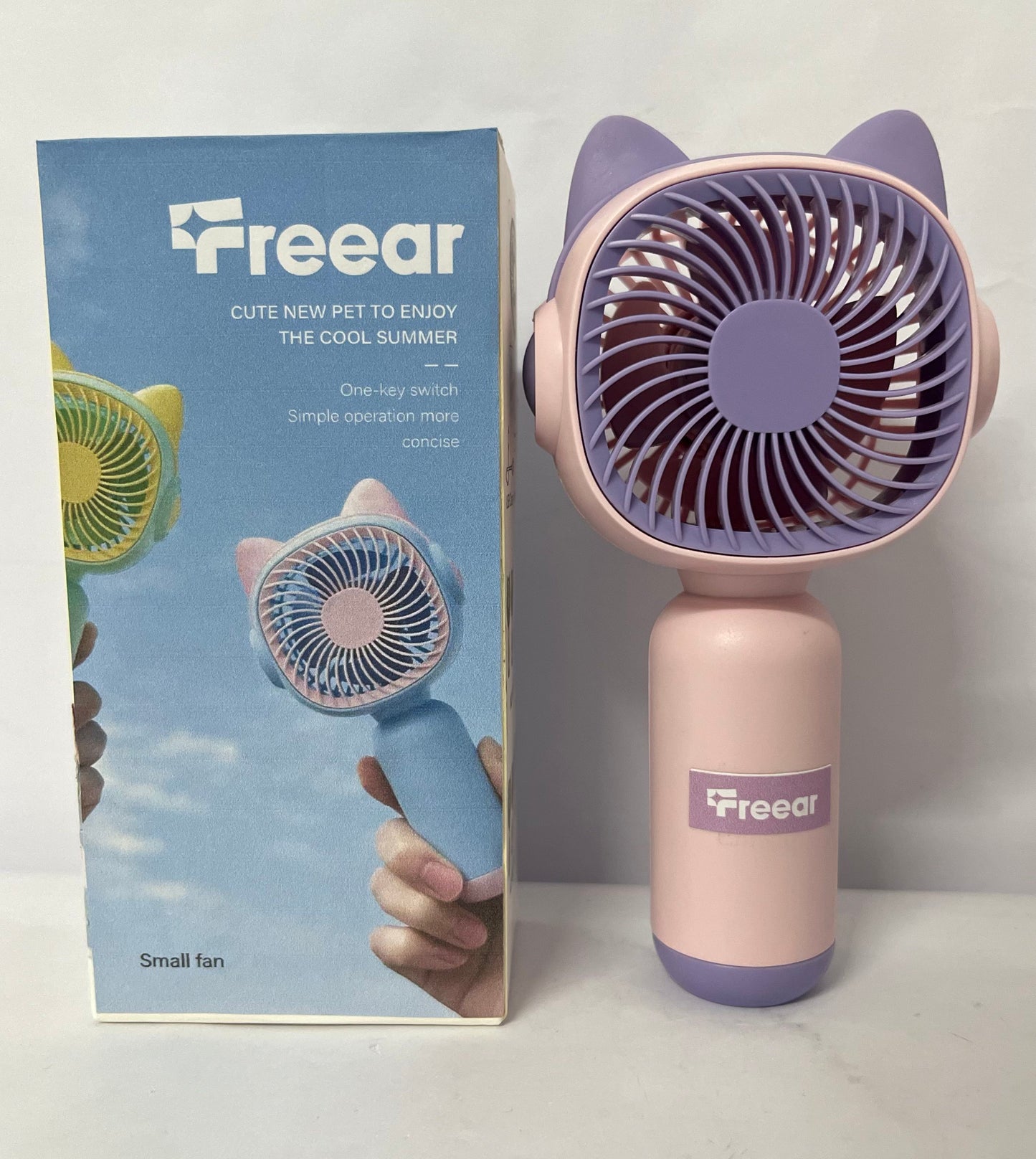 Treear Electric fans Cute Pet Handheld Fan: Cute Companion, Cool Summer