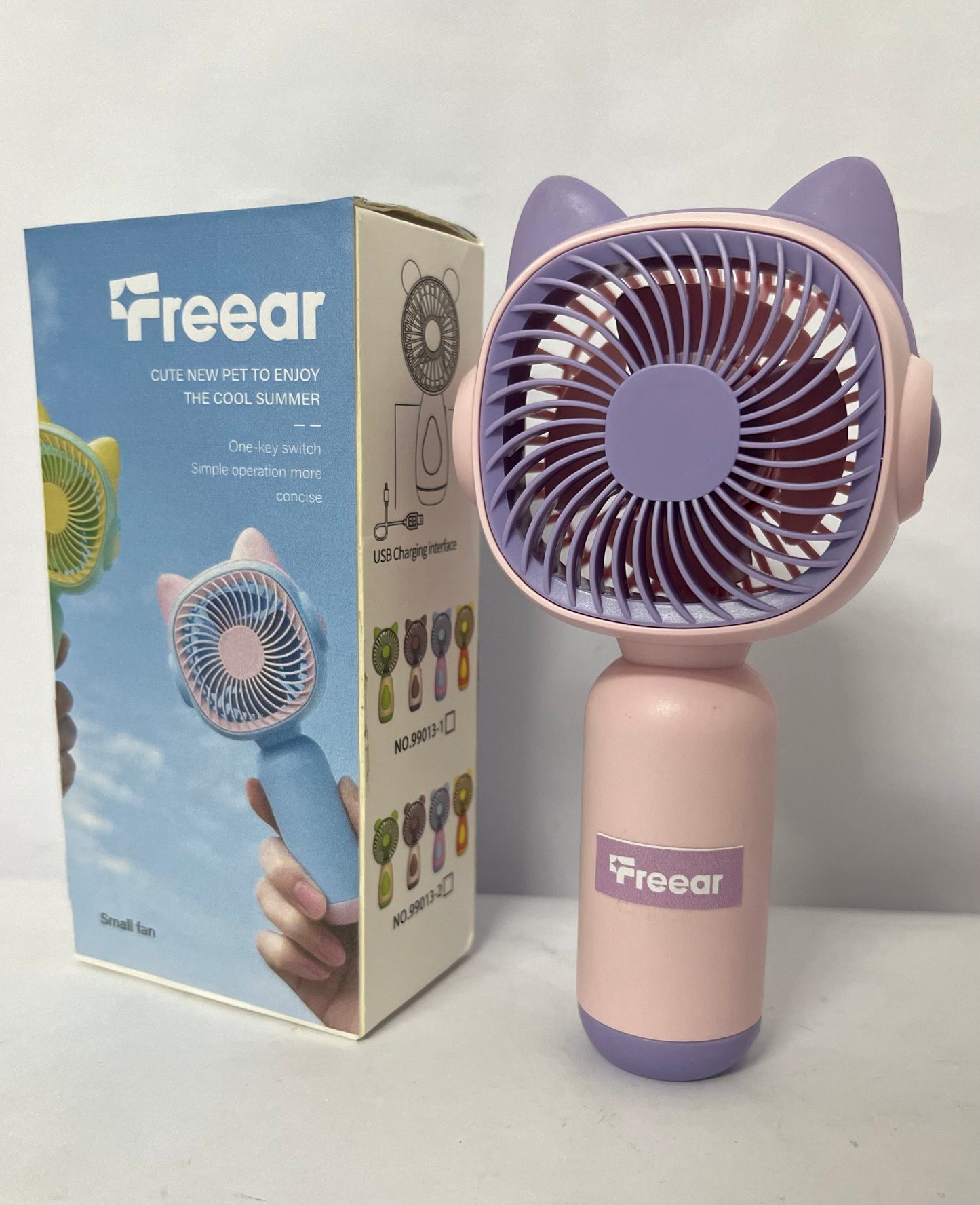 Treear Electric fans Cute Pet Handheld Fan: Cute Companion, Cool Summer