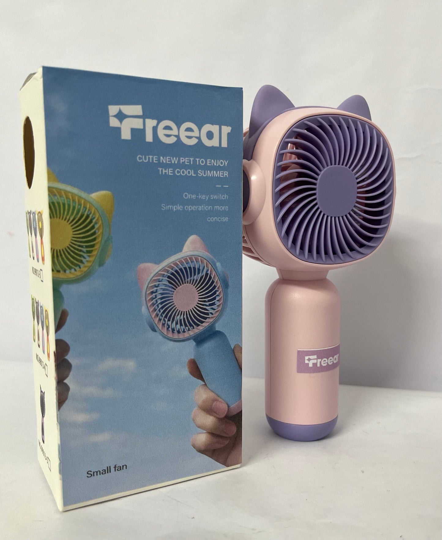 Treear Electric fans Cute Pet Handheld Fan: Cute Companion, Cool Summer