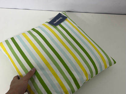 【Treegenie Fresh Stripe Throw Pillow】—— Vibrant Comfort for Bright Spaces
