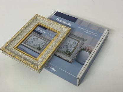【Treegenie Vintage Embossed Photo Frame】—— Timeless Elegance for Cherished Memories
