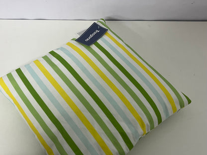 【Treegenie Fresh Stripe Throw Pillow】—— Vibrant Comfort for Bright Spaces