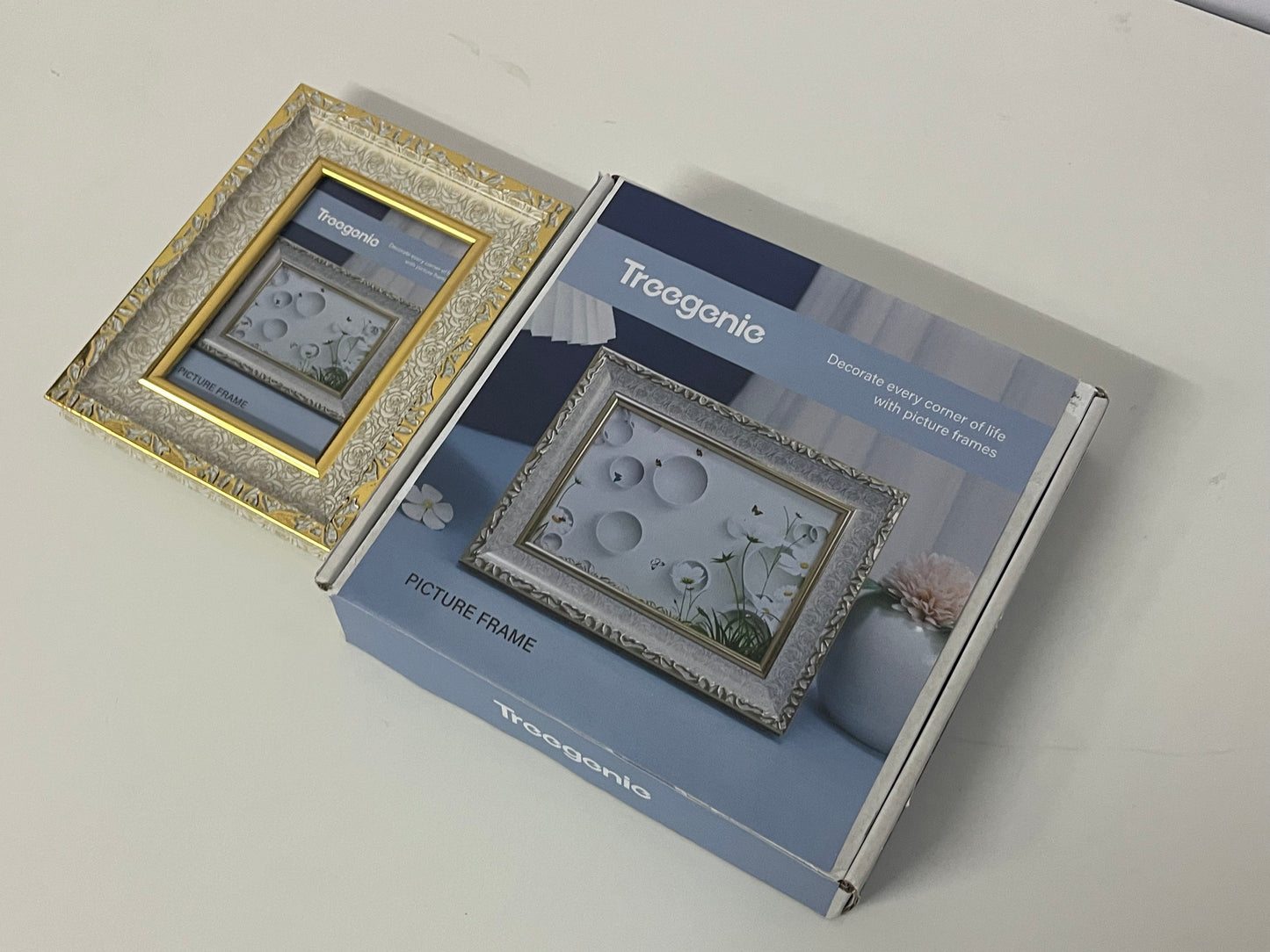 【Treegenie Vintage Embossed Photo Frame】—— Timeless Elegance for Cherished Memories