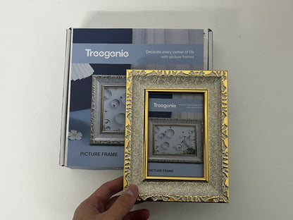【Treegenie Vintage Embossed Photo Frame】—— Timeless Elegance for Cherished Memories