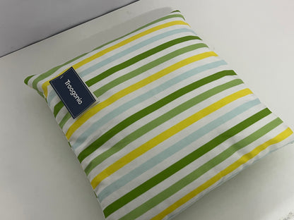 【Treegenie Fresh Stripe Throw Pillow】—— Vibrant Comfort for Bright Spaces