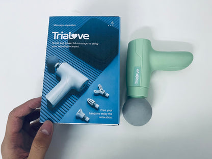 Trialove Massage apparatus Mini Fascia Gun Compact & Powerful Deep Relaxation A Muscle Soothing Essential for Sports and Daily Life