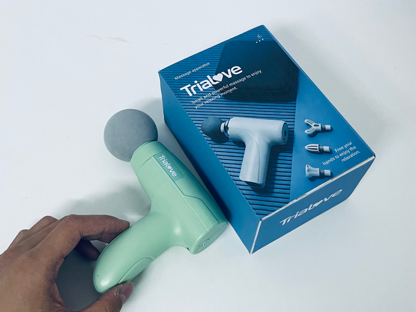 Trialove Massage apparatus Mini Fascia Gun Compact & Powerful Deep Relaxation A Muscle Soothing Essential for Sports and Daily Life