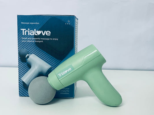 Trialove Massage apparatus Mini Fascia Gun Compact & Powerful Deep Relaxation A Muscle Soothing Essential for Sports and Daily Life