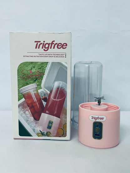 Trigfree Portable Blender,1200 Mah, 500ml, Mini Juicer Machines for the Olderly, Kids, Vegetable and Fruit Blender Cup, rechargeable Juicer Easy to Clean for Work, out