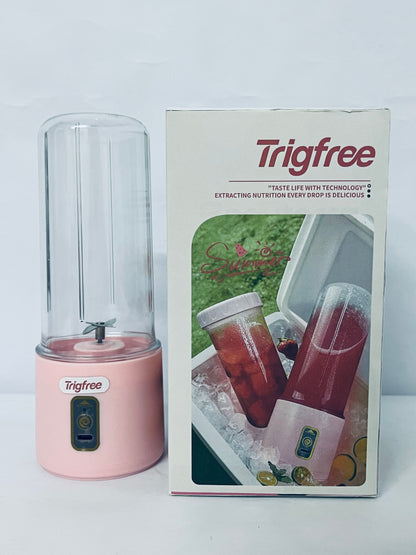 Trigfree Portable Blender,1200 Mah, 500ml, Mini Juicer Machines for the Olderly, Kids, Vegetable and Fruit Blender Cup, rechargeable Juicer Easy to Clean for Work, out