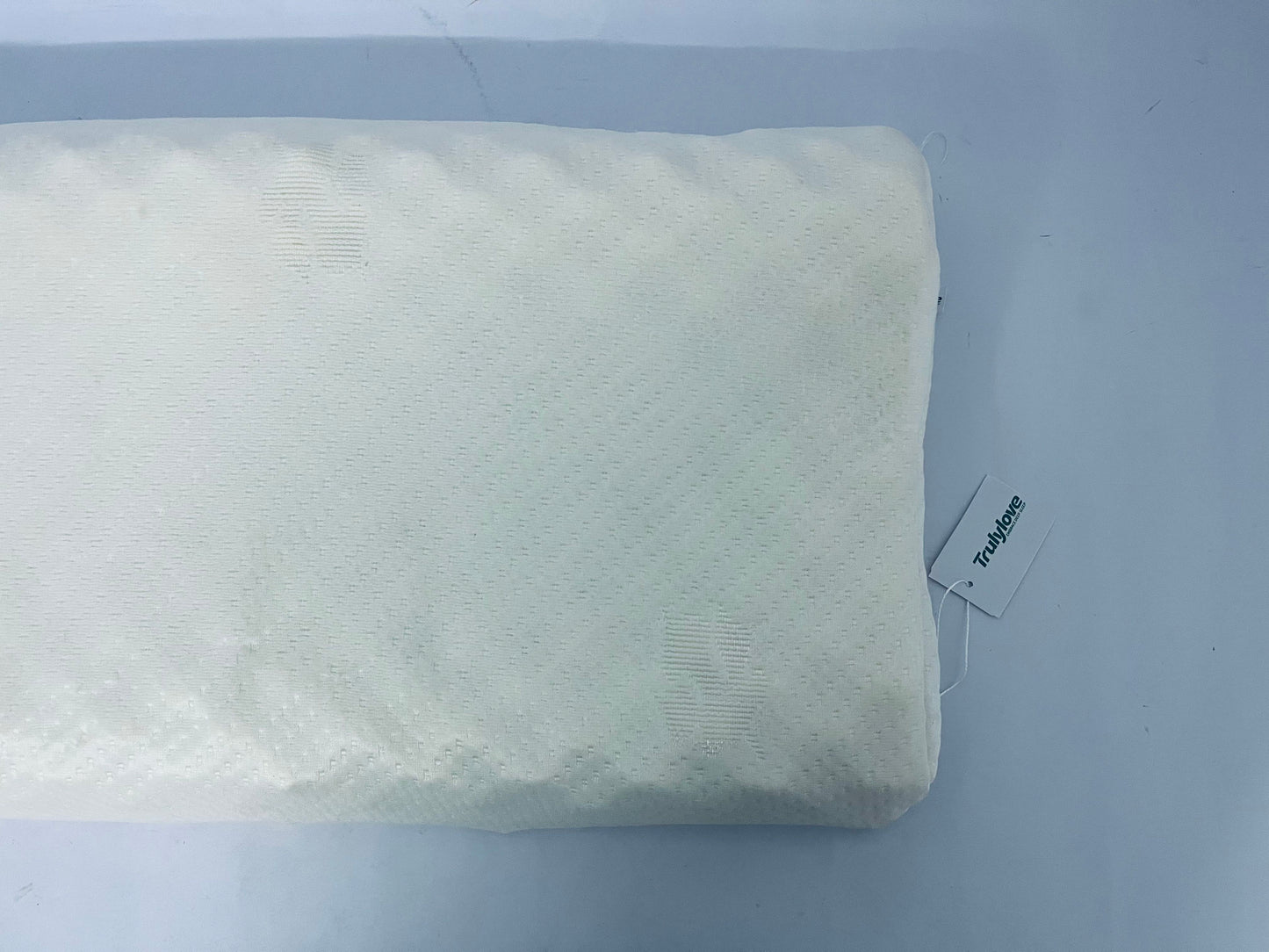 Trulylove Latex Pillow,Neck Support Bed Pillows with Removable Comfort Pillowcase,Latex Pillow for Side, Back and Stomach Sleeping