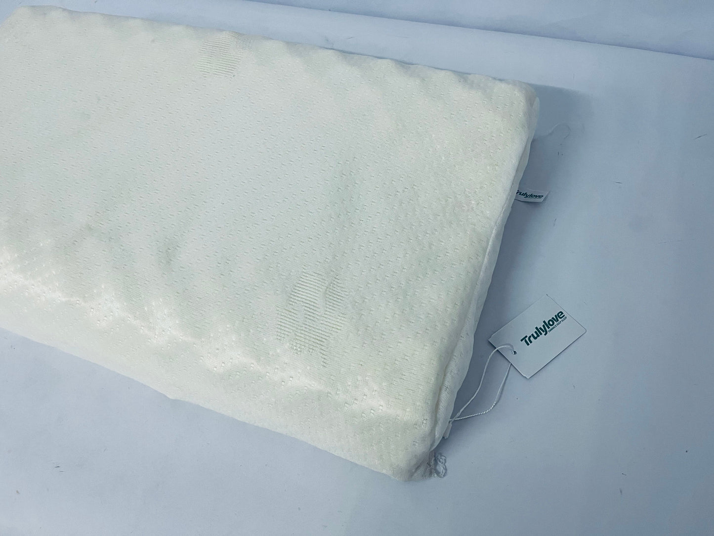 Trulylove Latex Pillow,Neck Support Bed Pillows with Removable Comfort Pillowcase,Latex Pillow for Side, Back and Stomach Sleeping