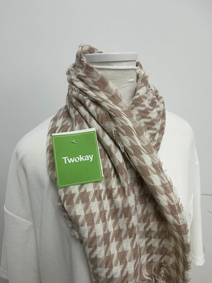 【Twokay Scarfs】—— Stylish & Comfortable Houndstooth Scarf