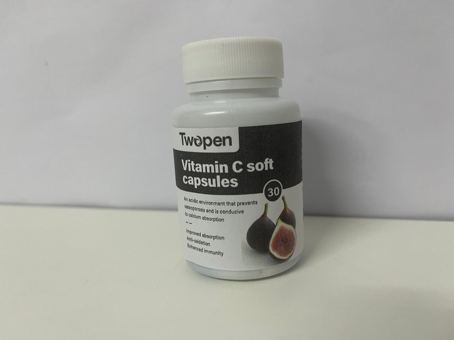 Twopen Fig-Flavored Vitamin C Soft Capsules: Daily Nutritional Supply with Triple Care
