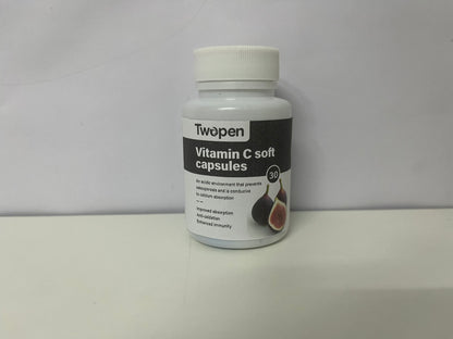 Twopen Fig-Flavored Vitamin C Soft Capsules: Daily Nutritional Supply with Triple Care