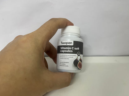 Twopen Fig-Flavored Vitamin C Soft Capsules: Daily Nutritional Supply with Triple Care