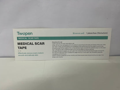 Twopen Medical Scar Tape: A Postoperative Scar Repair Tool for Fading & Preventing Regeneration