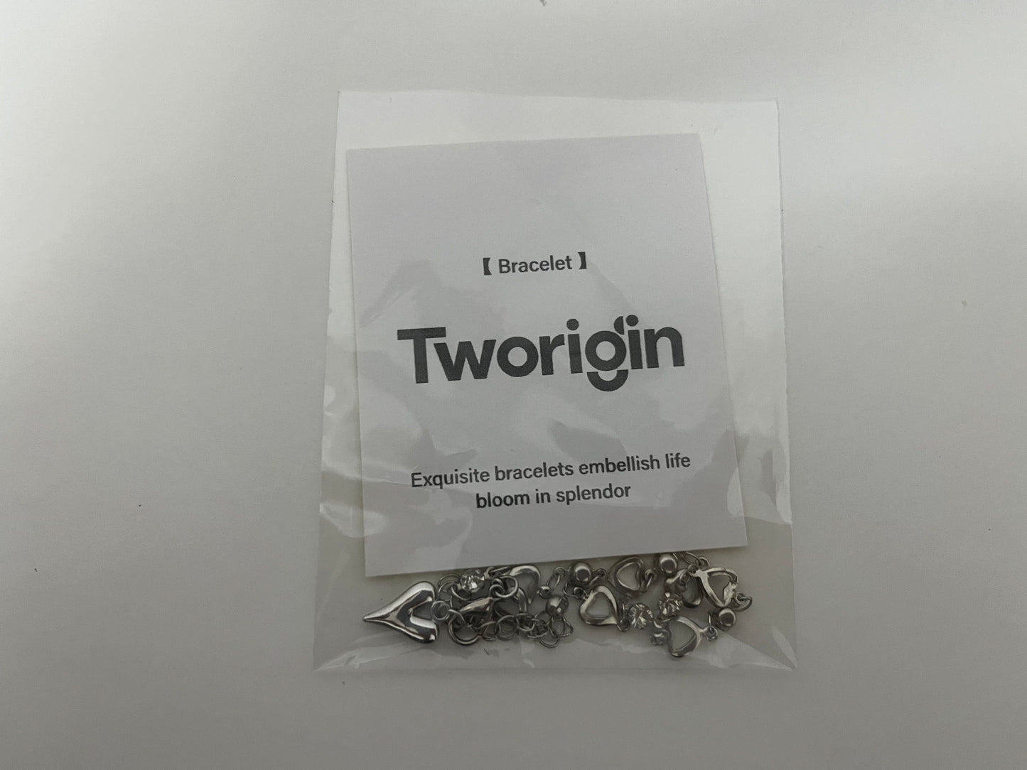 Tworigin Heart-Stitched Bracelet A Sweet & Cool Essential for Daily Outfit Embellishment