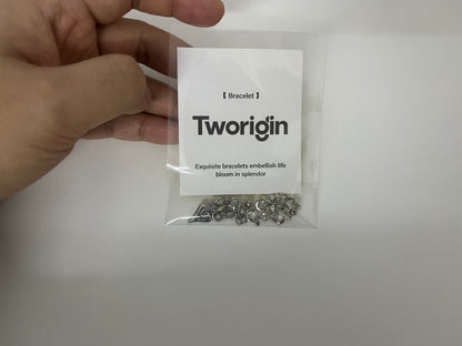 Tworigin Heart-Stitched Bracelet A Sweet & Cool Essential for Daily Outfit Embellishment