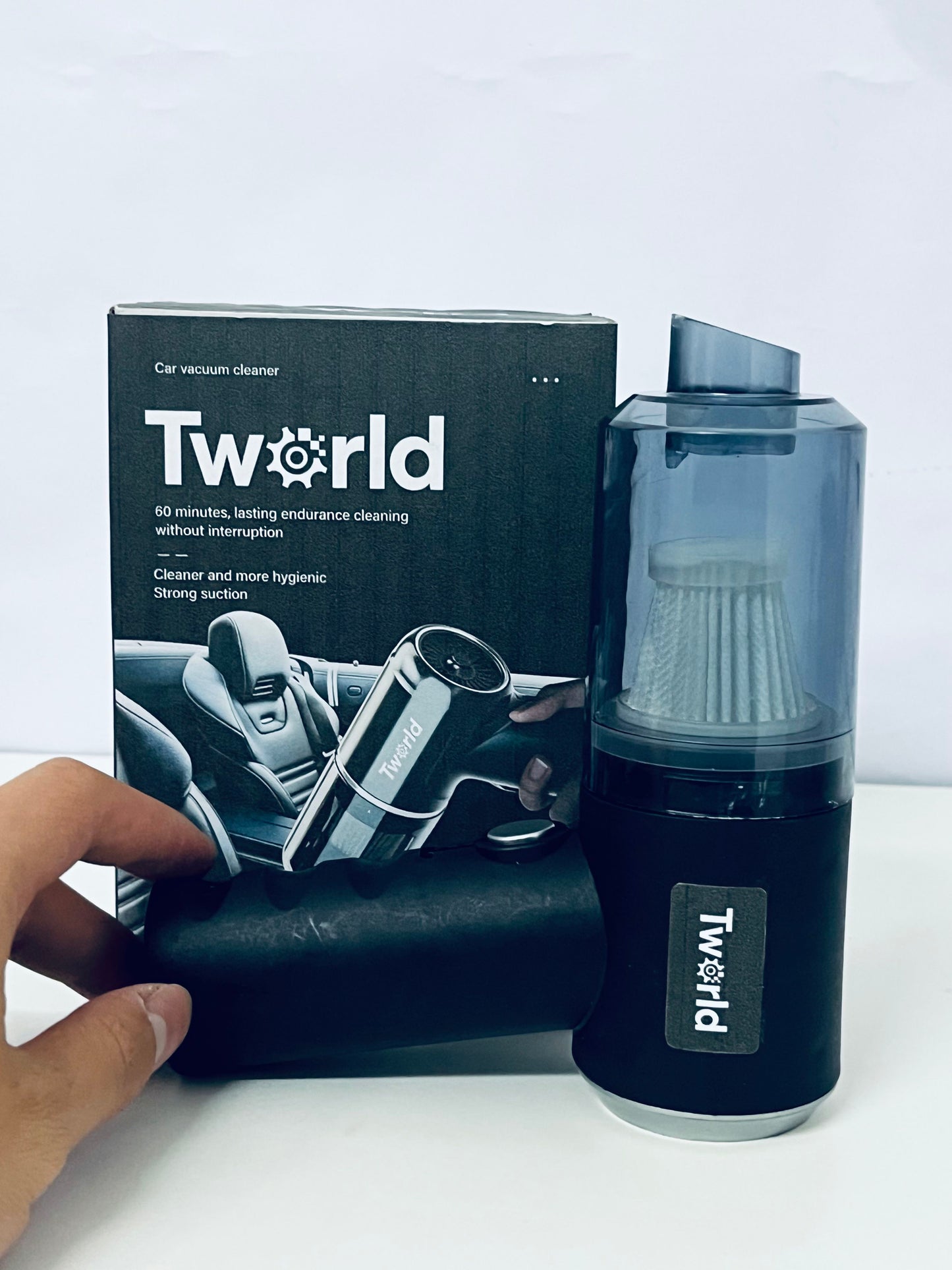 【Tworld Electric Car Vacuum Cleaner】—— Portable & Efficient Tool for In-Car Cleaning