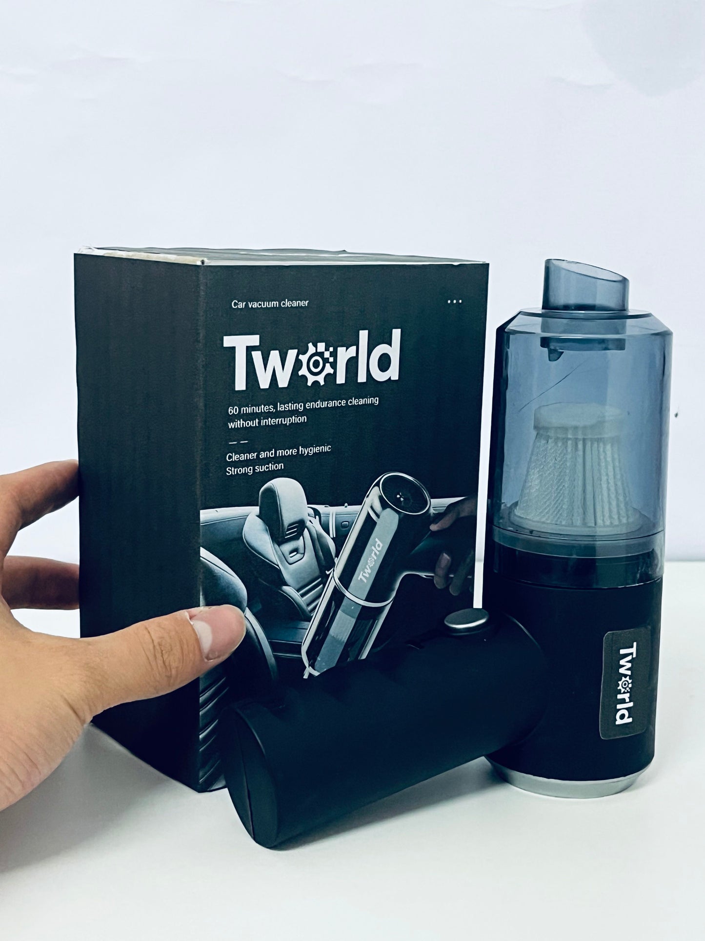 【Tworld Electric Car Vacuum Cleaner】—— Portable & Efficient Tool for In-Car Cleaning