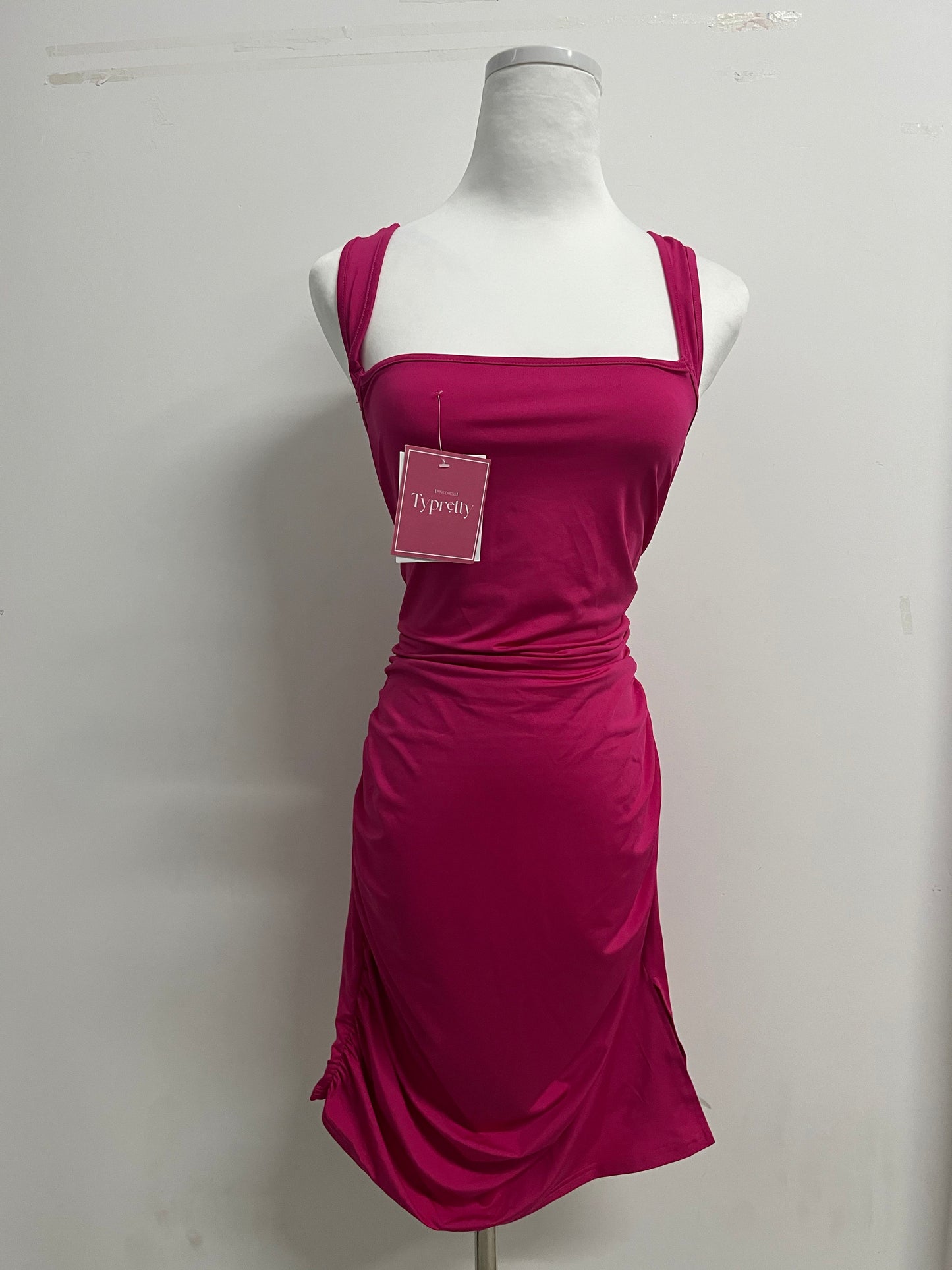 Typretty 2025 Women Spring Summer Sleeveless Backless Dress Sexy Mini Bodycon Square Neck Prom Party Cocktail Graduation Dress