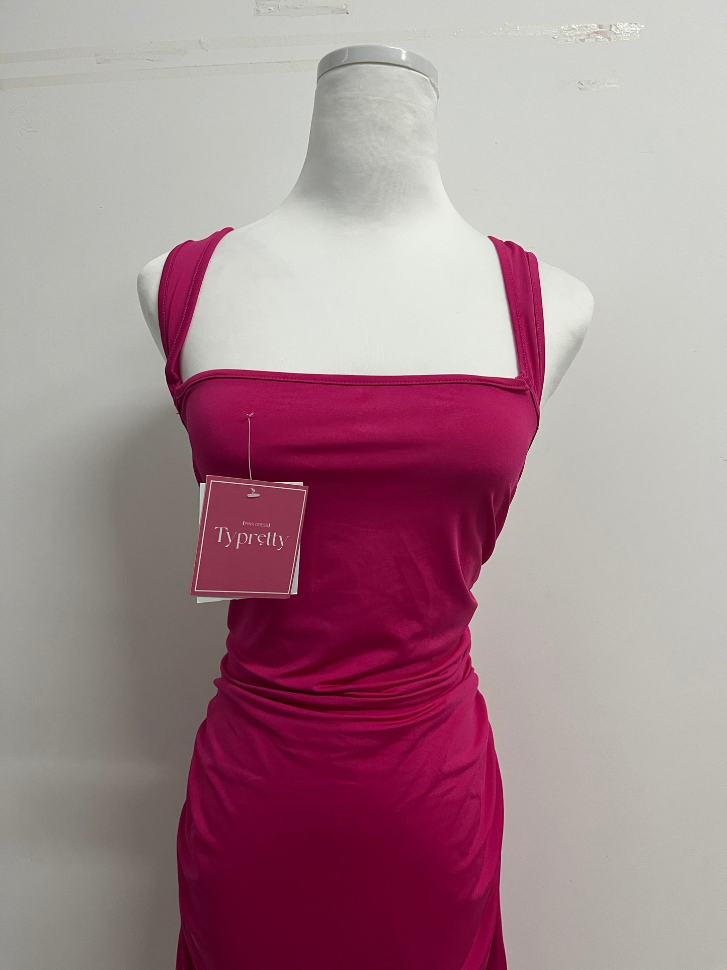 Typretty 2025 Women Spring Summer Sleeveless Backless Dress Sexy Mini Bodycon Square Neck Prom Party Cocktail Graduation Dress