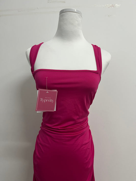 Typretty 2025 Women Spring Summer Sleeveless Backless Dress Sexy Mini Bodycon Square Neck Prom Party Cocktail Graduation Dress