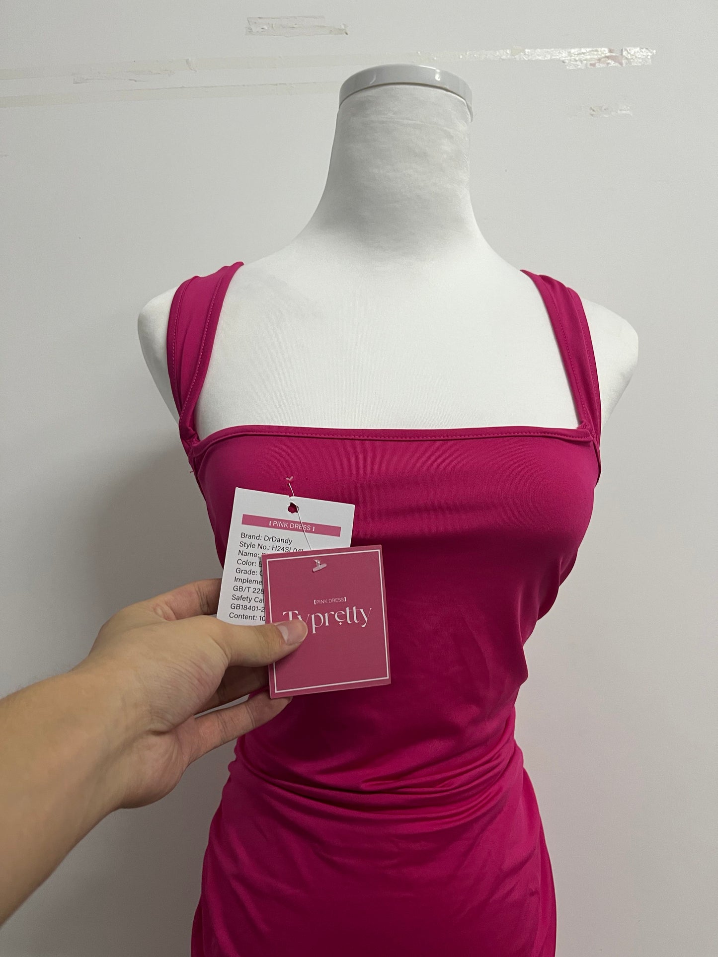 Typretty 2025 Women Spring Summer Sleeveless Backless Dress Sexy Mini Bodycon Square Neck Prom Party Cocktail Graduation Dress