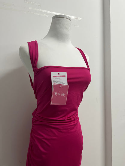 Typretty 2025 Women Spring Summer Sleeveless Backless Dress Sexy Mini Bodycon Square Neck Prom Party Cocktail Graduation Dress