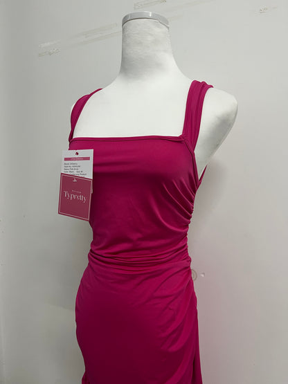 Typretty 2025 Women Spring Summer Sleeveless Backless Dress Sexy Mini Bodycon Square Neck Prom Party Cocktail Graduation Dress
