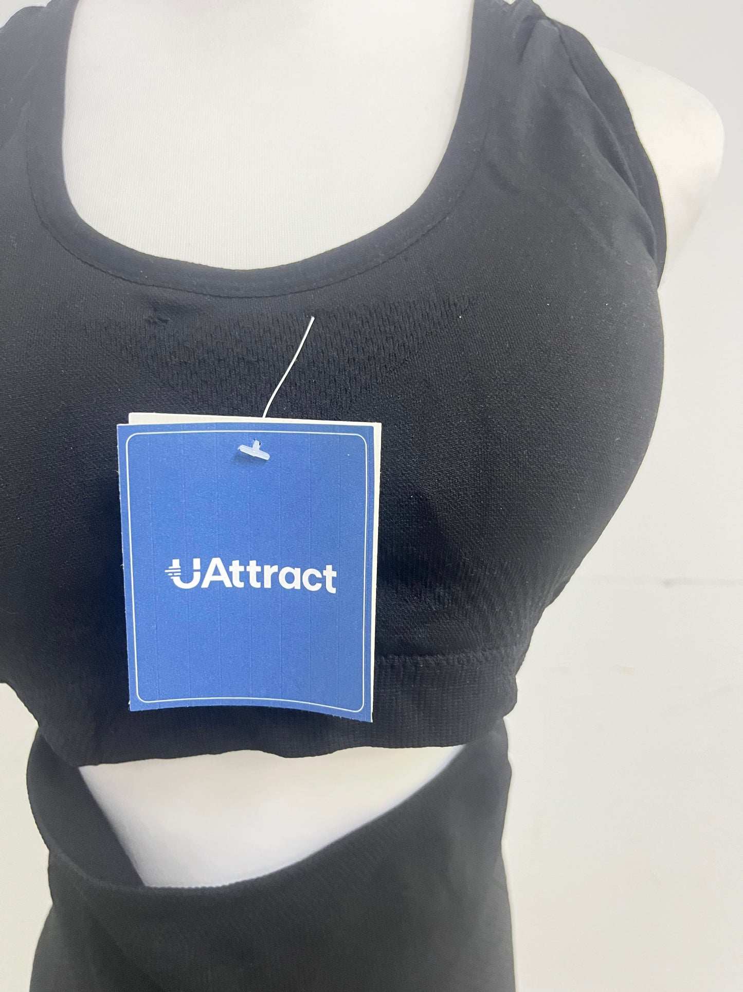 【UAttract Black Racerback 2-Piece Tracksuit】—— Sleek & Comfortable Activewear Set