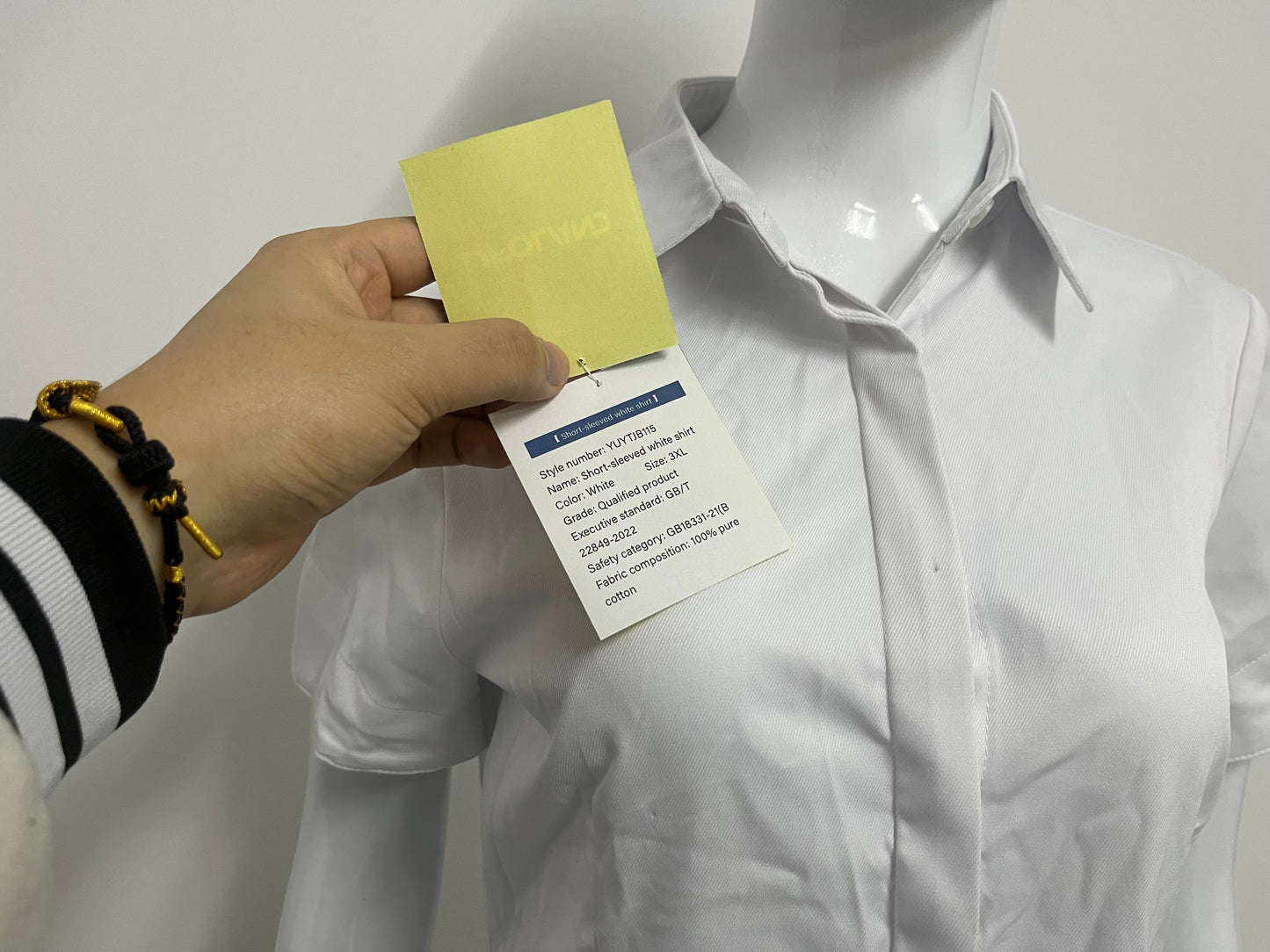 [UFOLAND Shirts]——UFOLAND 100% Cotton Short-Sleeve White Shirt | Versatile Essential for Work & Daily Wear