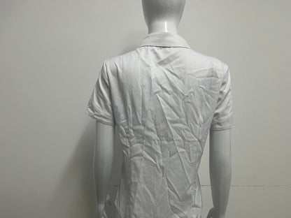 [UFOLAND Shirts]——UFOLAND 100% Cotton Short-Sleeve White Shirt | Versatile Essential for Work & Daily Wear