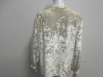 [UFOLAND Sleepwear]——UFOLAND Velvet Ruffle Long-Sleeve Sleepwear | Cozy & Stylish Loungewear for Fall & Winter