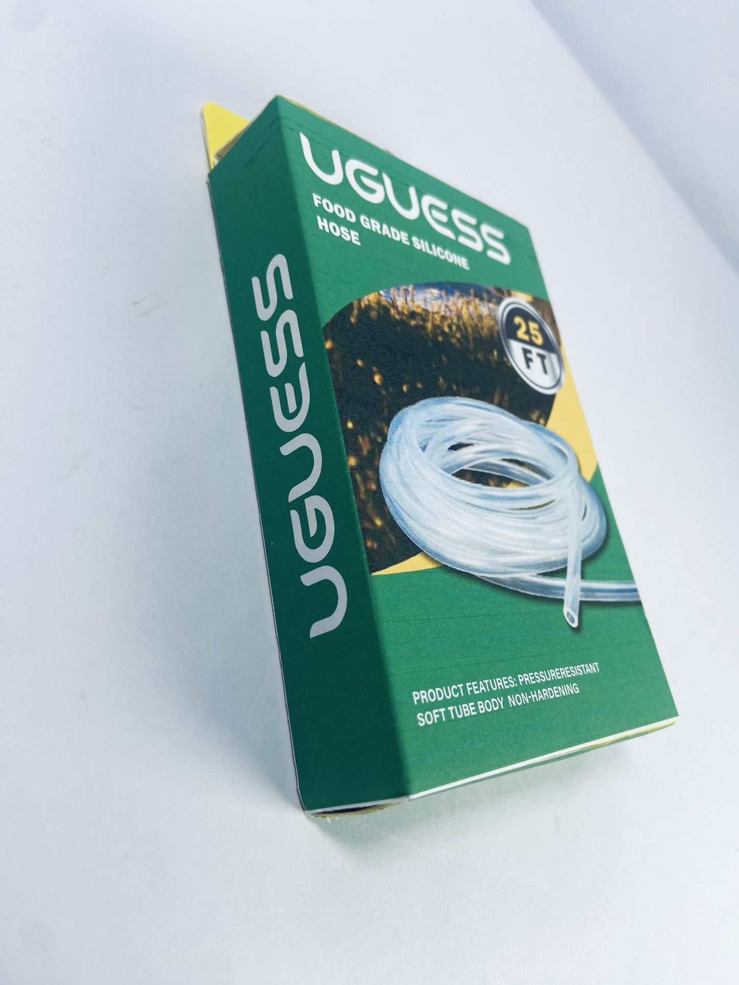 UGUESS PVC Hose Tube,4mm(0.15") ID x 6mm(0.23") OD 3 Meter 9.8ft Clear Vinyl Tubing,Plastic Flexible Water Pipe