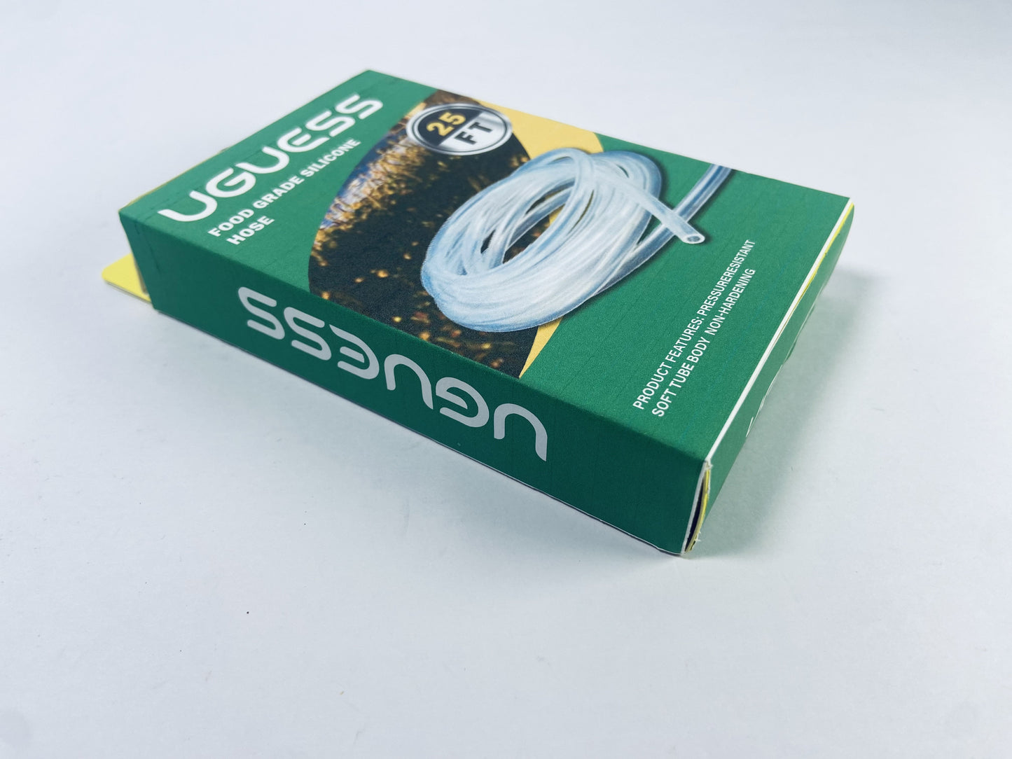 UGUESS PVC Hose Tube,4mm(0.15") ID x 6mm(0.23") OD 3 Meter 9.8ft Clear Vinyl Tubing,Plastic Flexible Water Pipe
