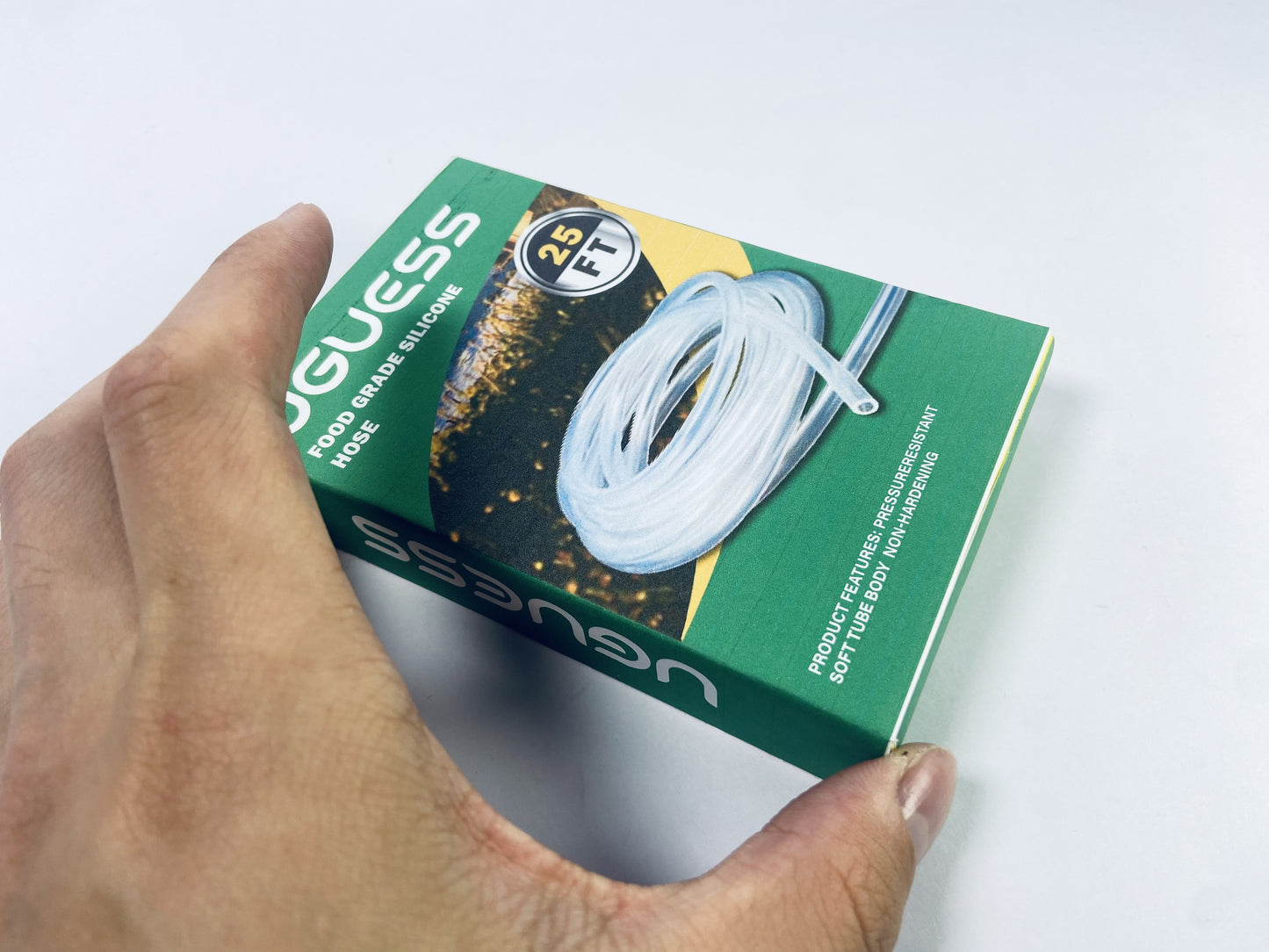 UGUESS PVC Hose Tube,4mm(0.15") ID x 6mm(0.23") OD 3 Meter 9.8ft Clear Vinyl Tubing,Plastic Flexible Water Pipe
