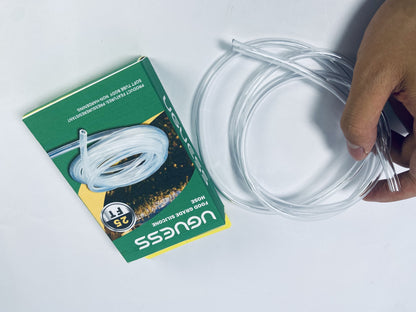 UGUESS PVC Hose Tube,4mm(0.15") ID x 6mm(0.23") OD 3 Meter 9.8ft Clear Vinyl Tubing,Plastic Flexible Water Pipe