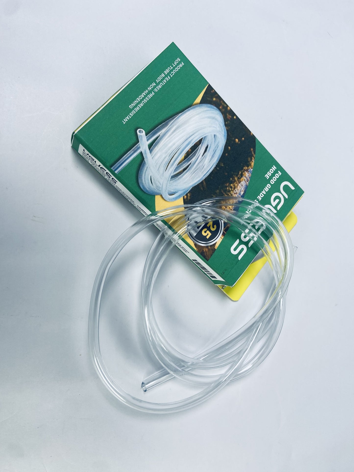 UGUESS PVC Hose Tube,4mm(0.15") ID x 6mm(0.23") OD 3 Meter 9.8ft Clear Vinyl Tubing,Plastic Flexible Water Pipe