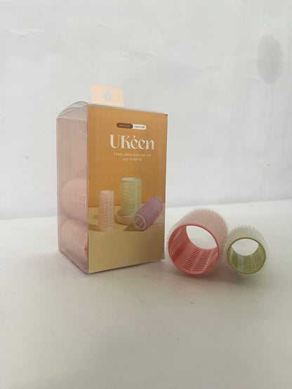 UKeen Non-electric hair rollers Set Hair Rollers Curlers Bangs Self-Adhesive Hair Volume Hair Curling Tool For Women Girls Makeup Tools
