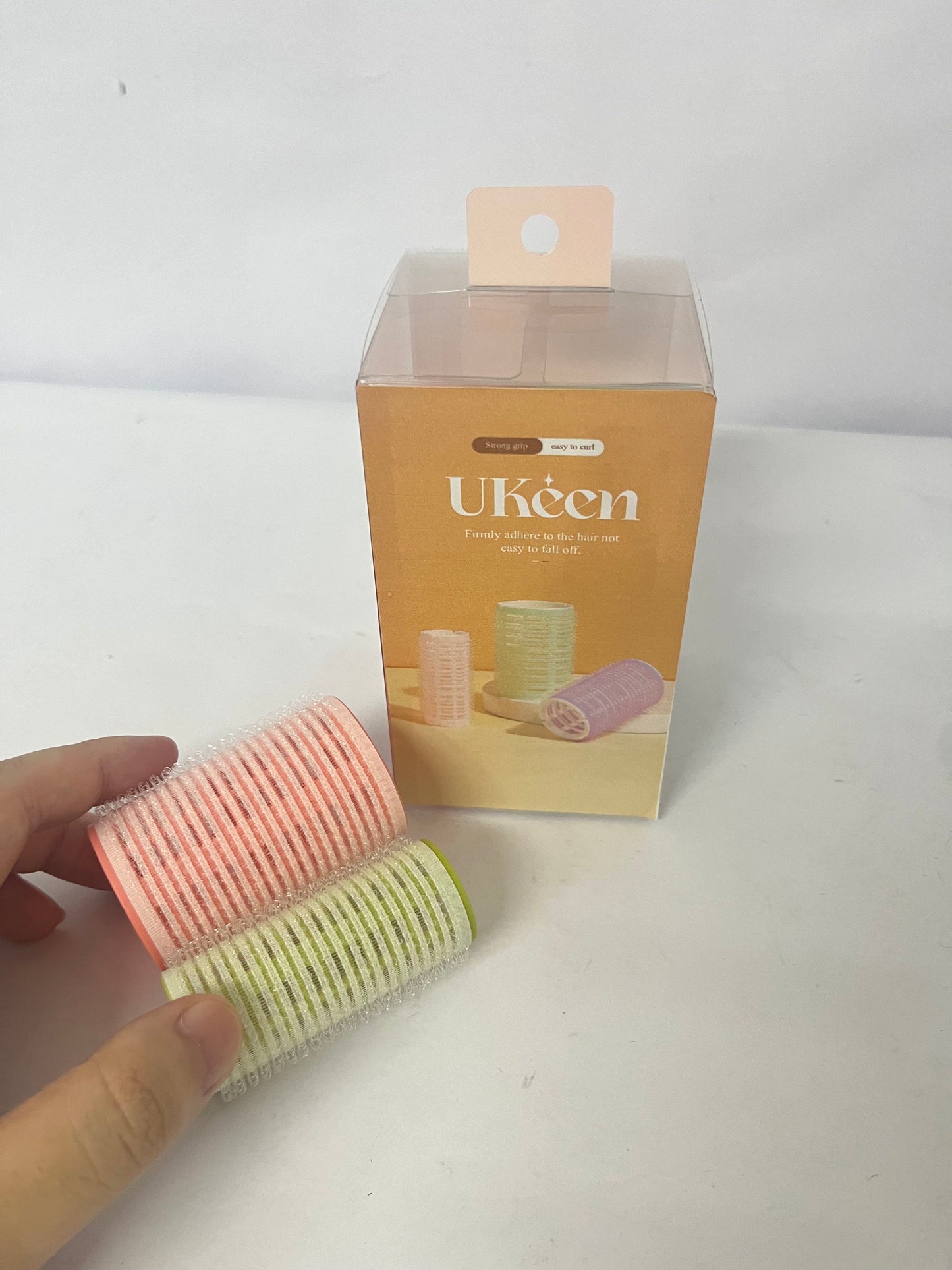 UKeen Non-electric hair rollers Set Hair Rollers Curlers Bangs Self-Adhesive Hair Volume Hair Curling Tool For Women Girls Makeup Tools