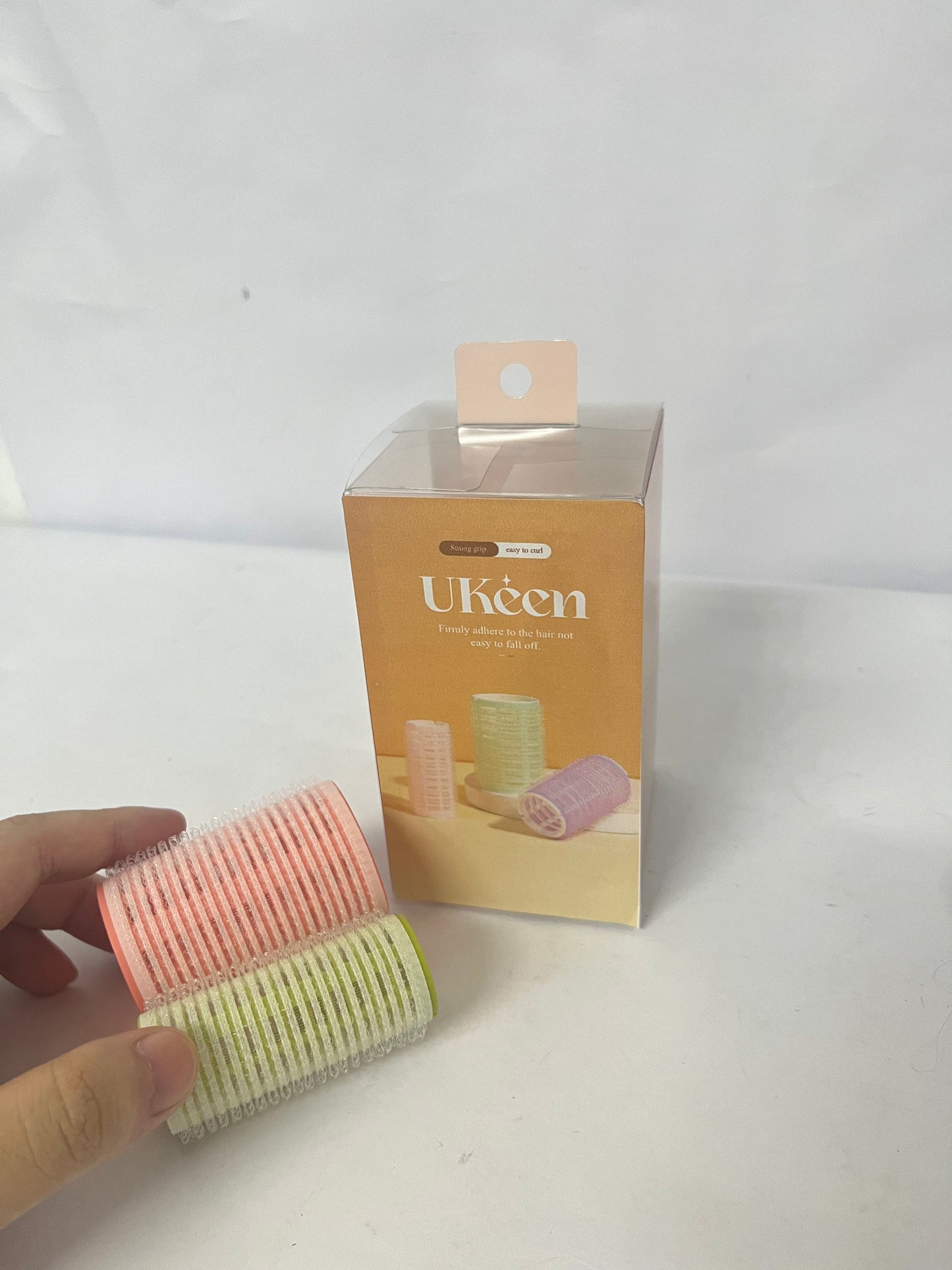 UKeen Non-electric hair rollers Set Hair Rollers Curlers Bangs Self-Adhesive Hair Volume Hair Curling Tool For Women Girls Makeup Tools