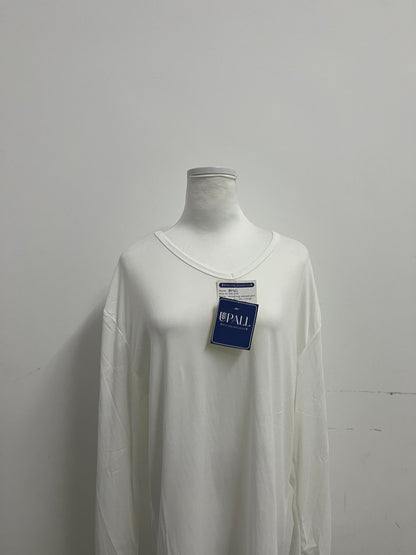 UPALL Women's V-Neck Long Sleeve T-Shirt, Loose Fit Soft Comfy Casual Top
