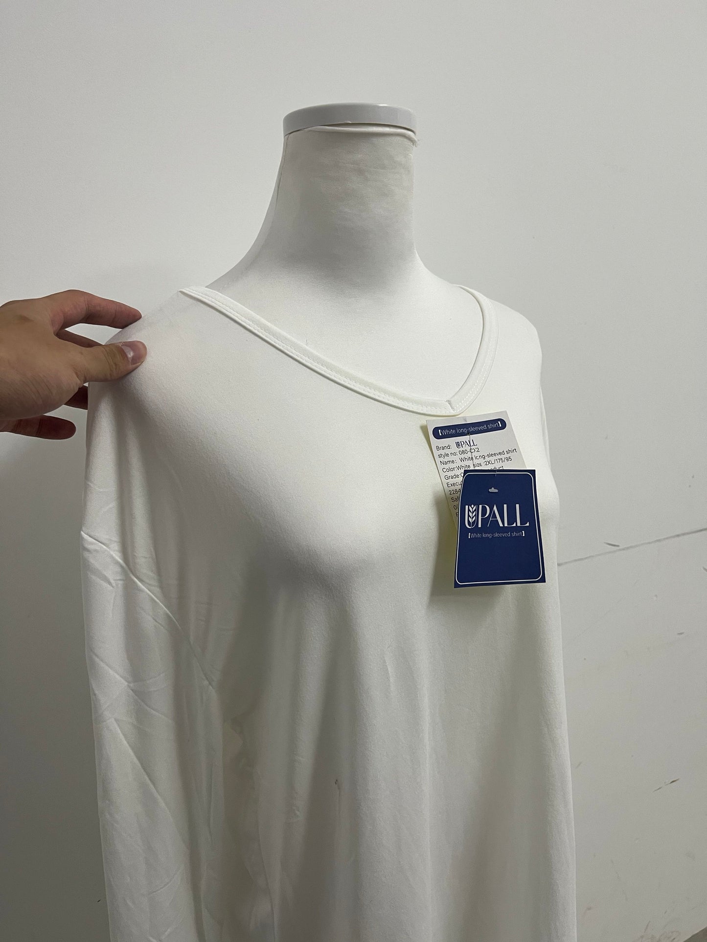 UPALL Women's V-Neck Long Sleeve T-Shirt, Loose Fit Soft Comfy Casual Top